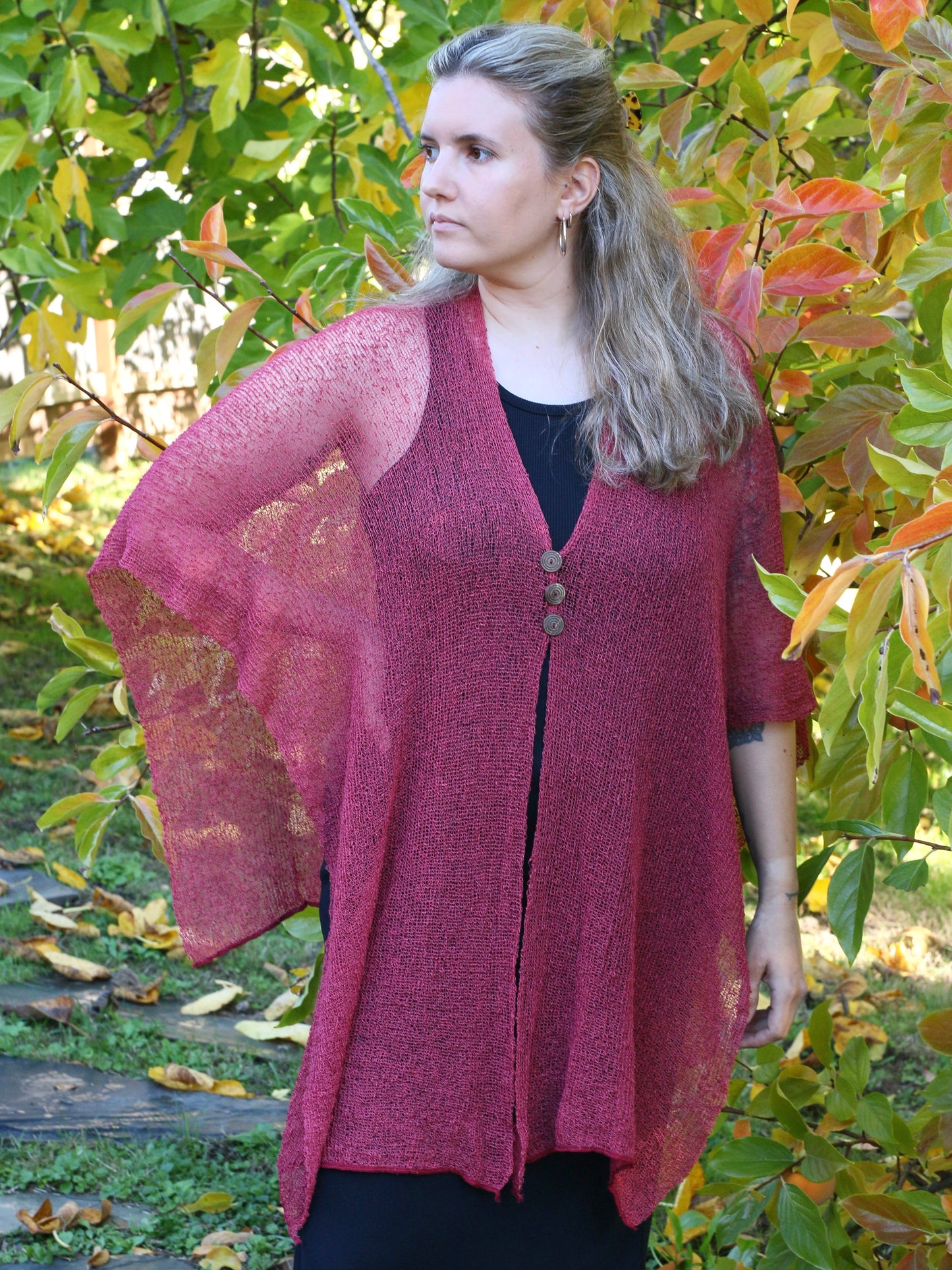 S 43 Mia 3 Button Cover Up