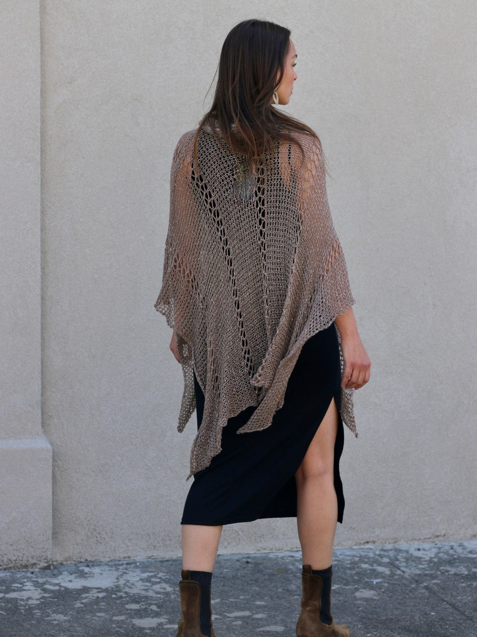 Cowl Neck Poncho