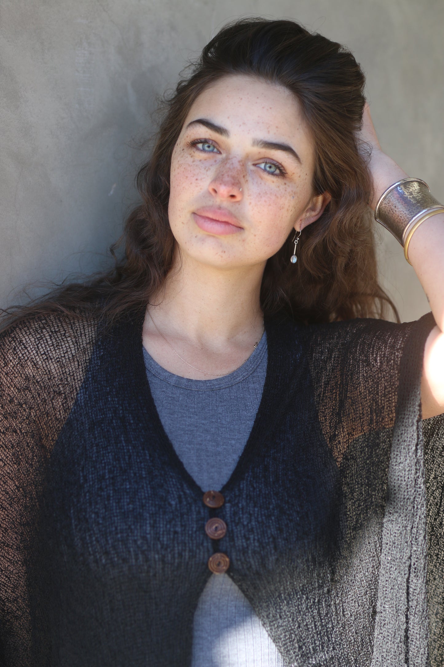 Mia 3 Button Cover Up