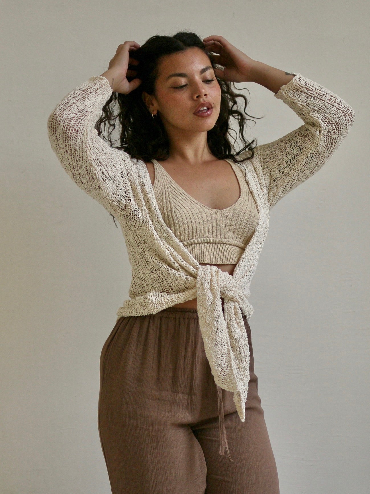 S 28 Textured Shrug – Island Tribe Knits