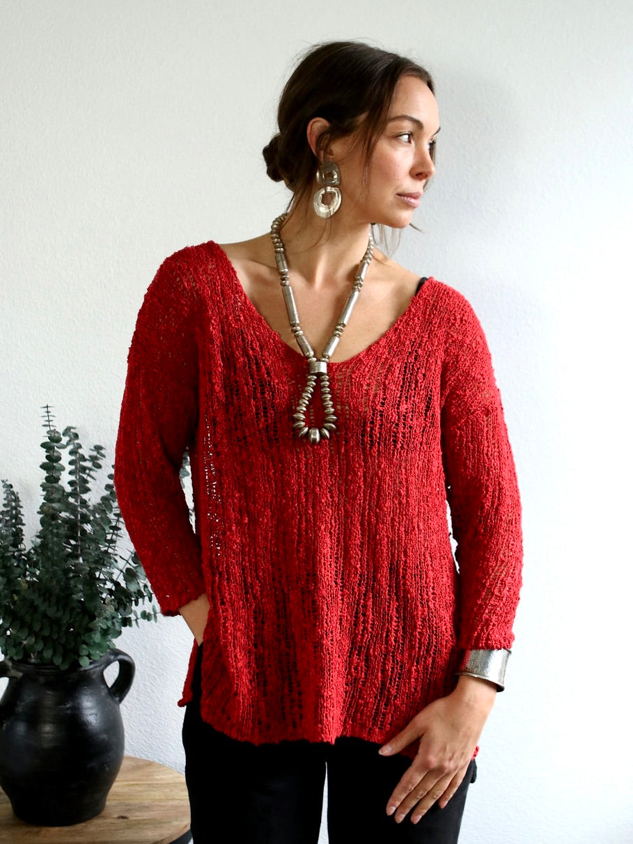 Shiri Textured Pullover