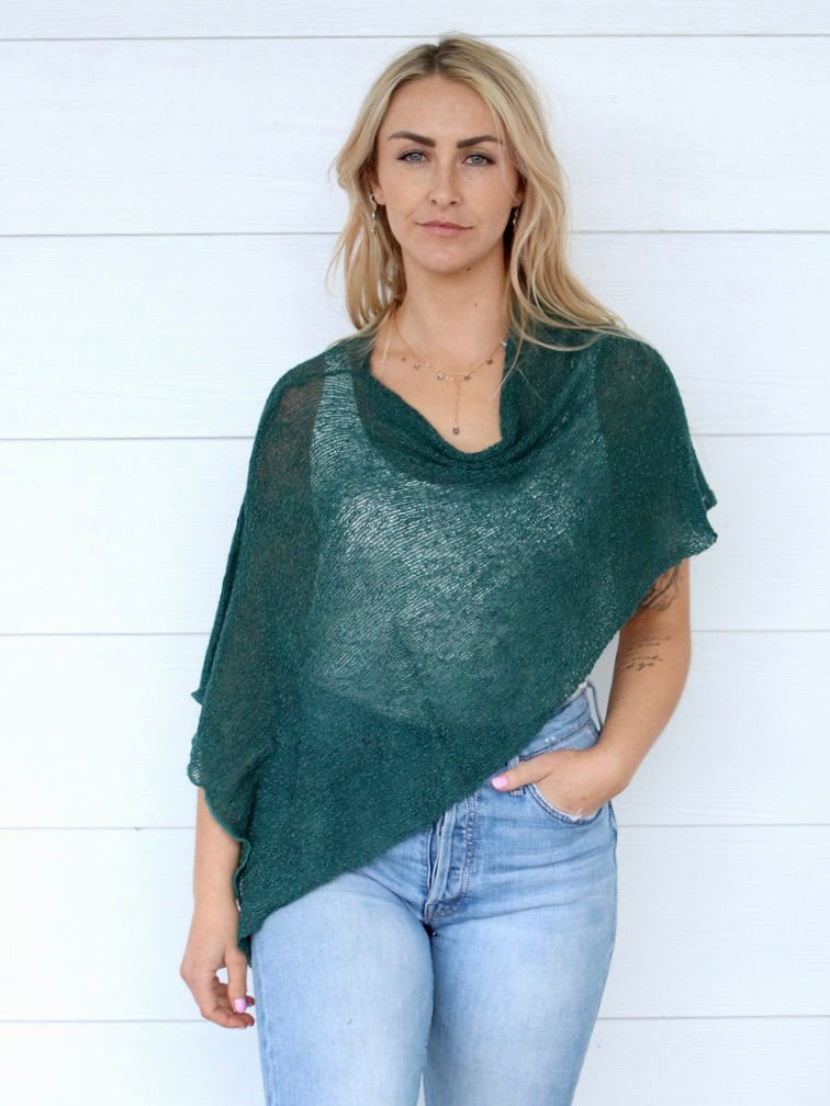 Double Knit Poncho / Scarf