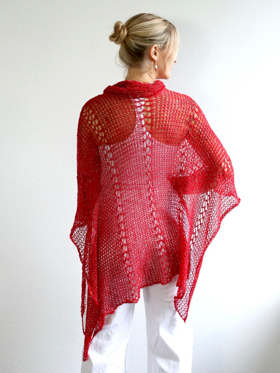 Cowl Neck Poncho