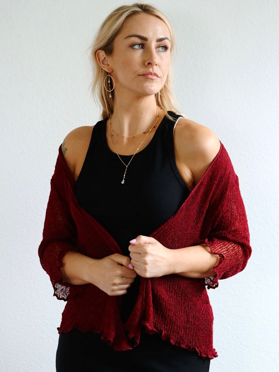 Double Knit Shrug