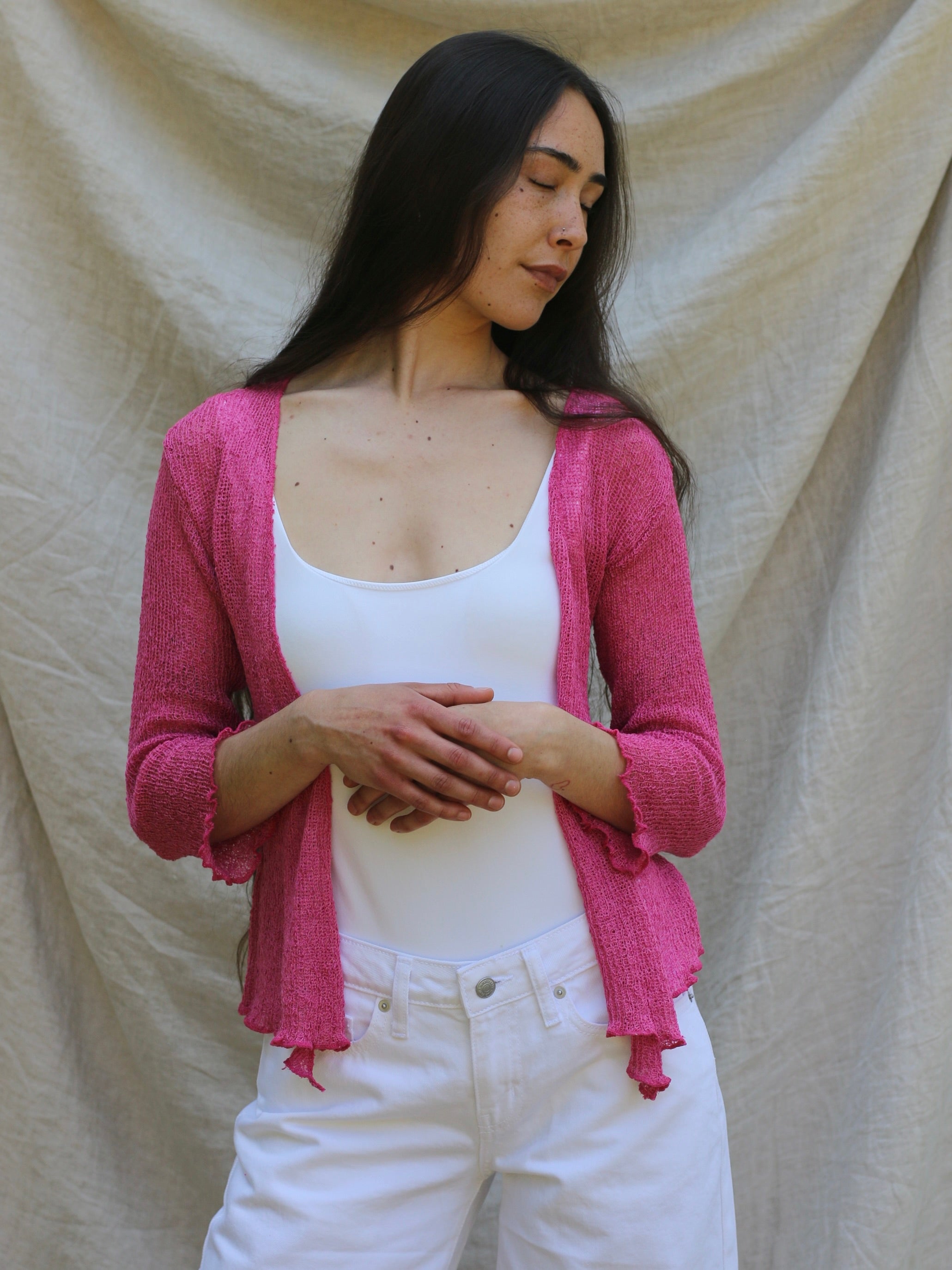 S 21 Double Knit Shrug – Island Tribe Knits