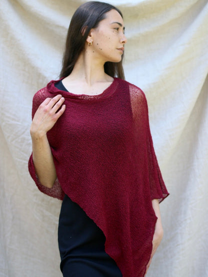 Double Knit Poncho / Scarf
