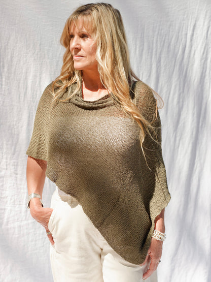 S 22 Double Knit Poncho / Scarf