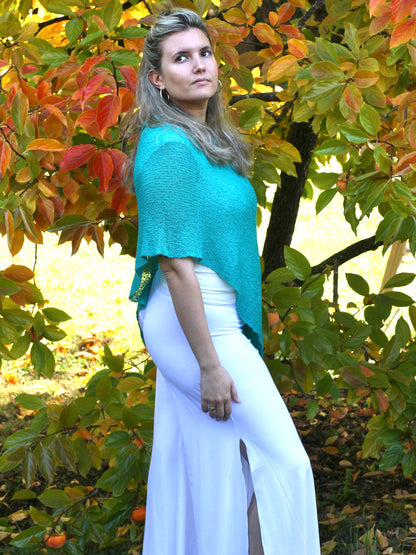 S 22 Double Knit Poncho / Scarf