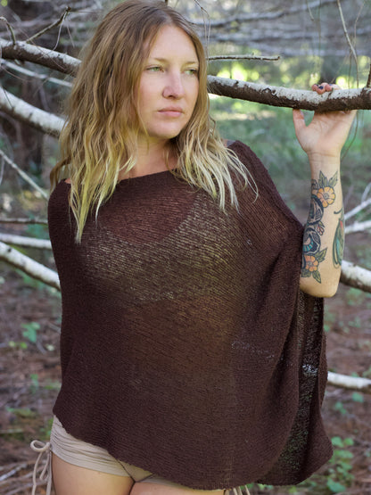 S 22 Double Knit Poncho / Scarf