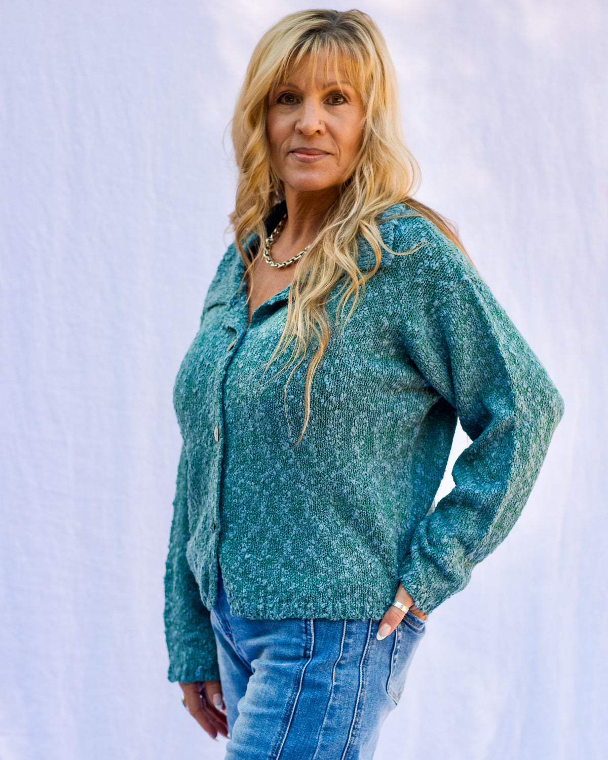 F 22 River Cardigan