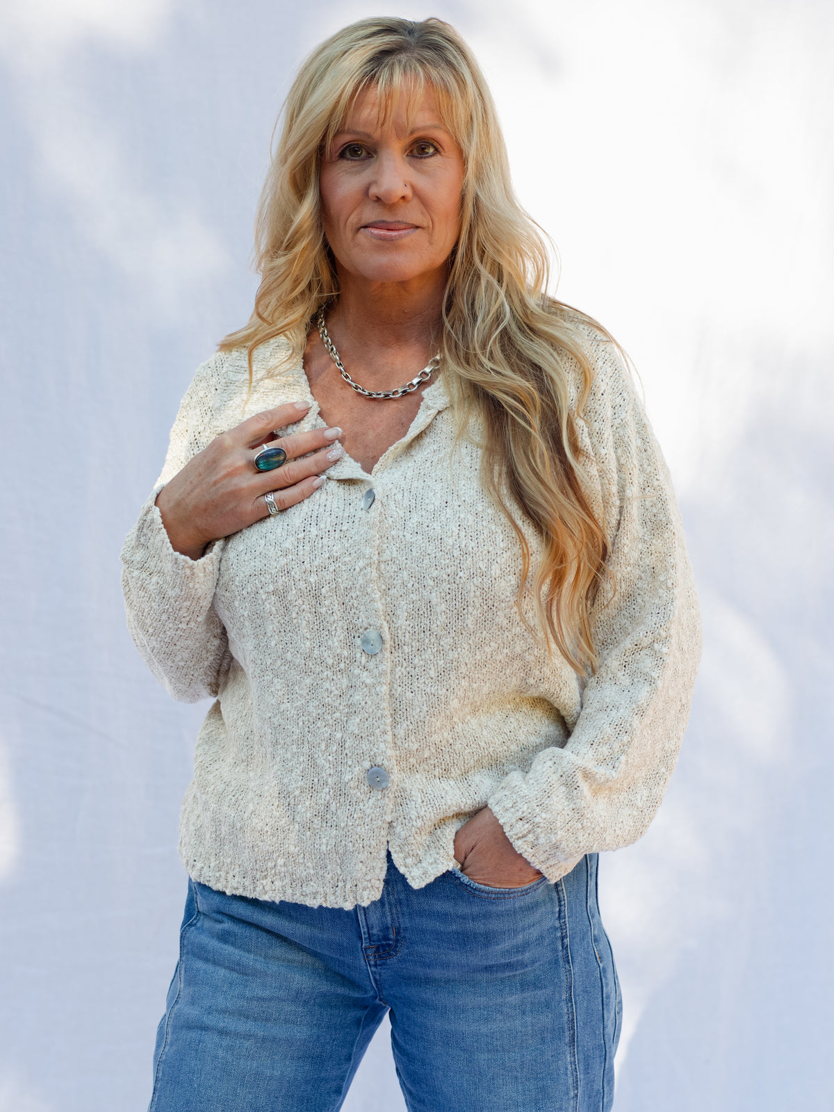 F 22 River Cardigan