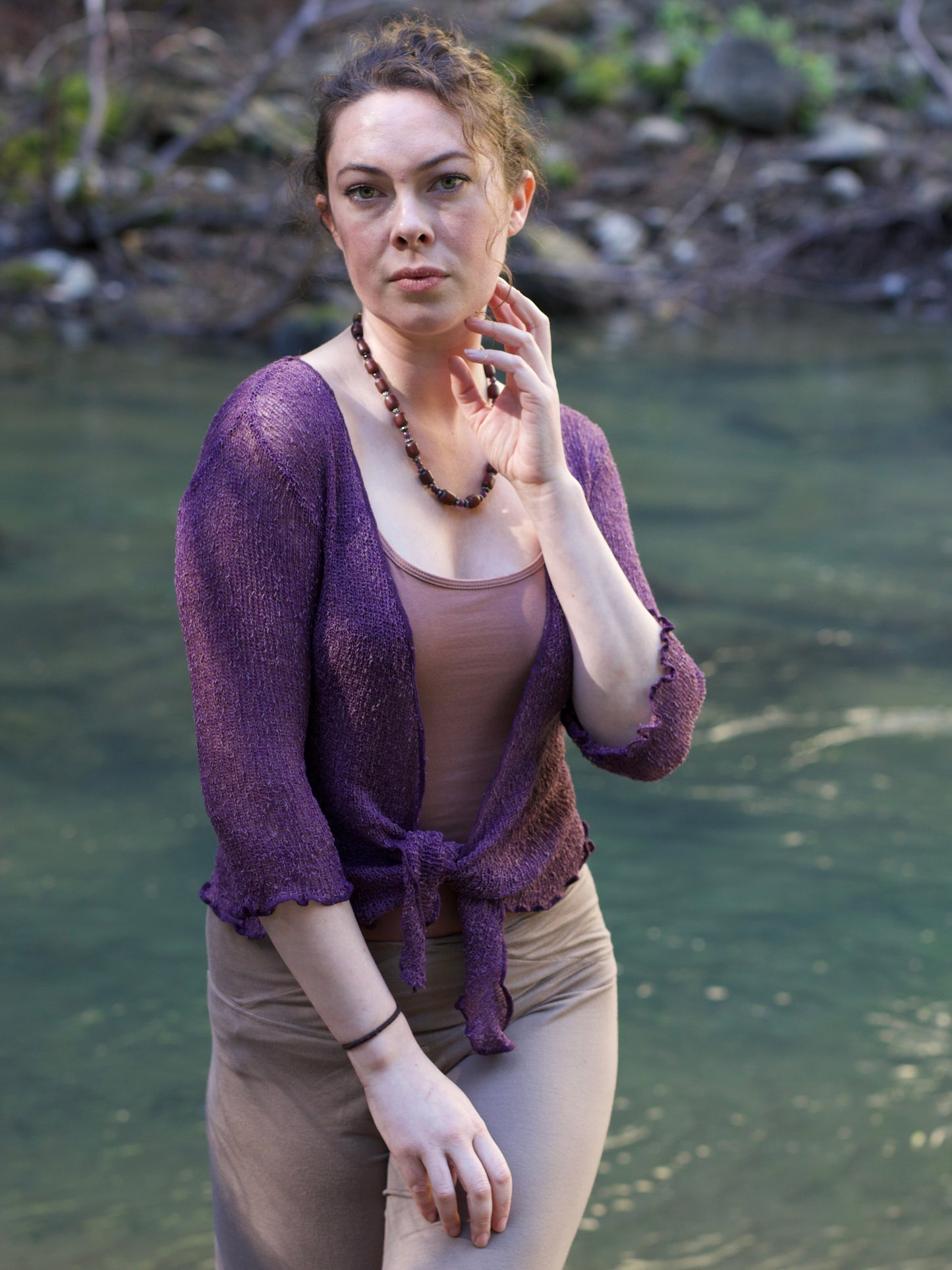 S 21 Double Knit Shrug