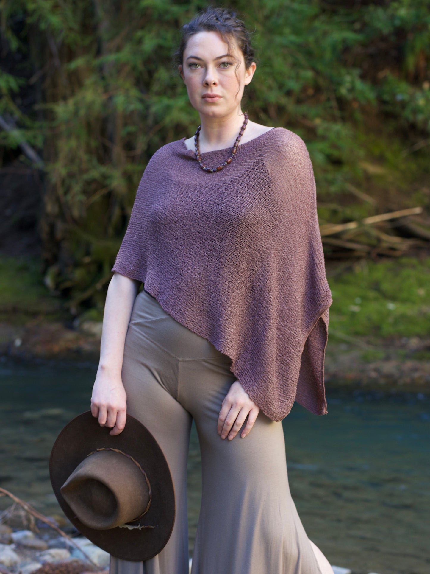 S 22 Double Knit Poncho / Scarf