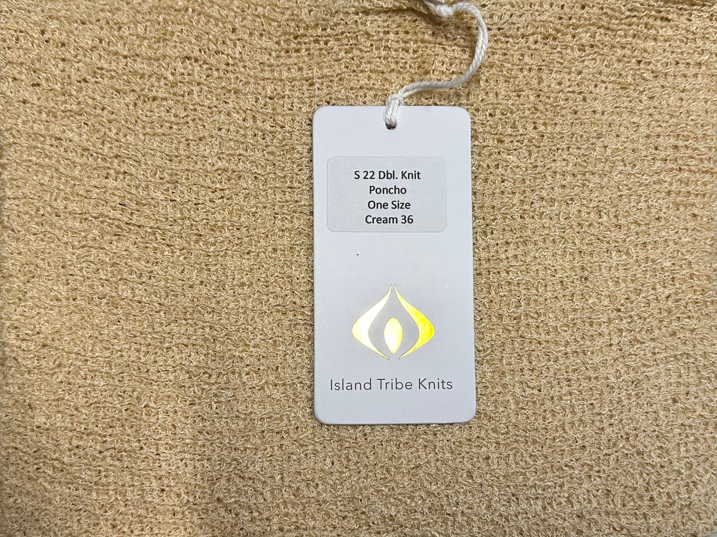 S 22 Double Knit Poncho / Scarf