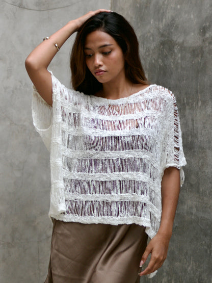 S 57 Drop Stitch Poncho