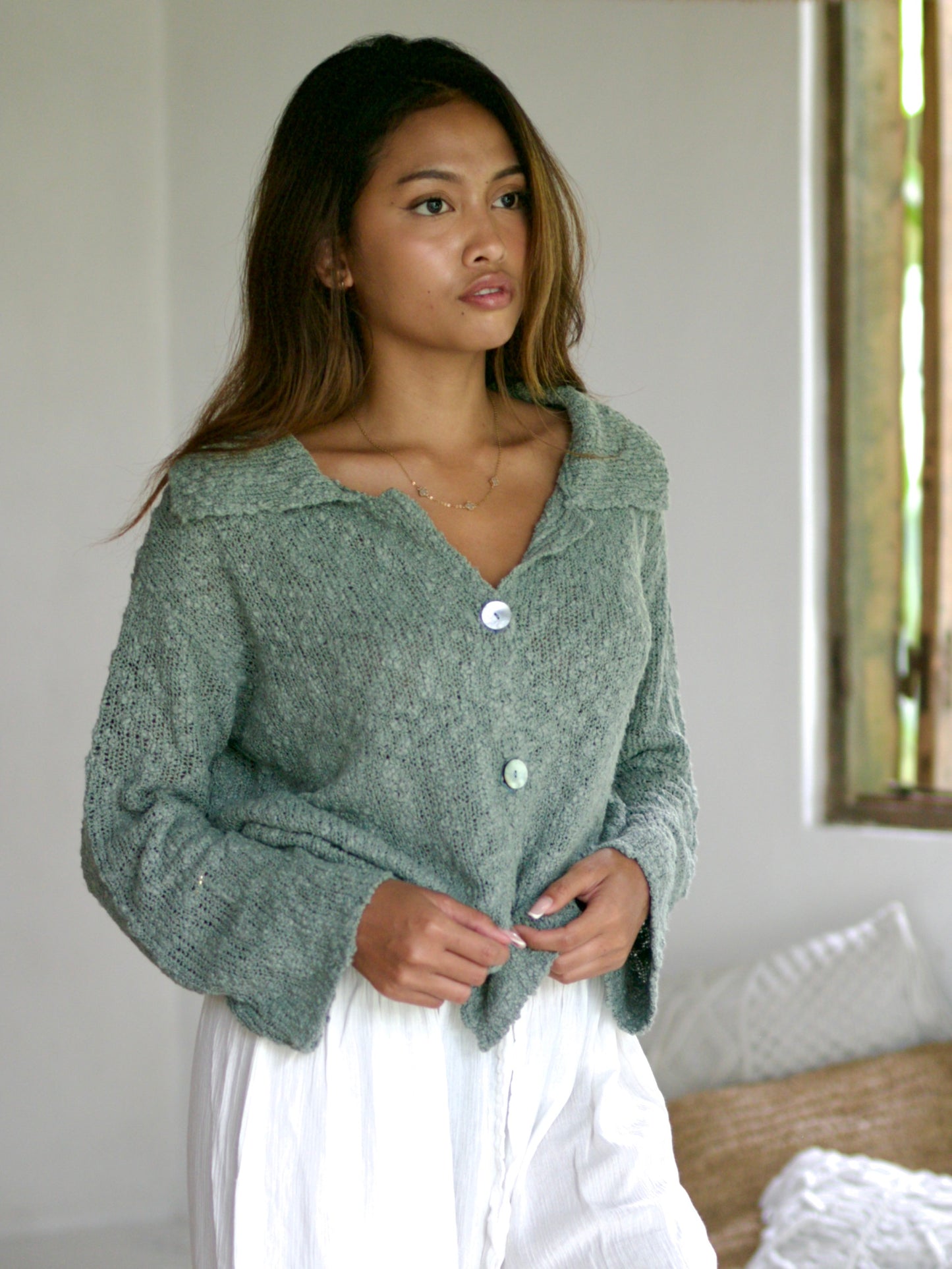 F 22 River Cardigan