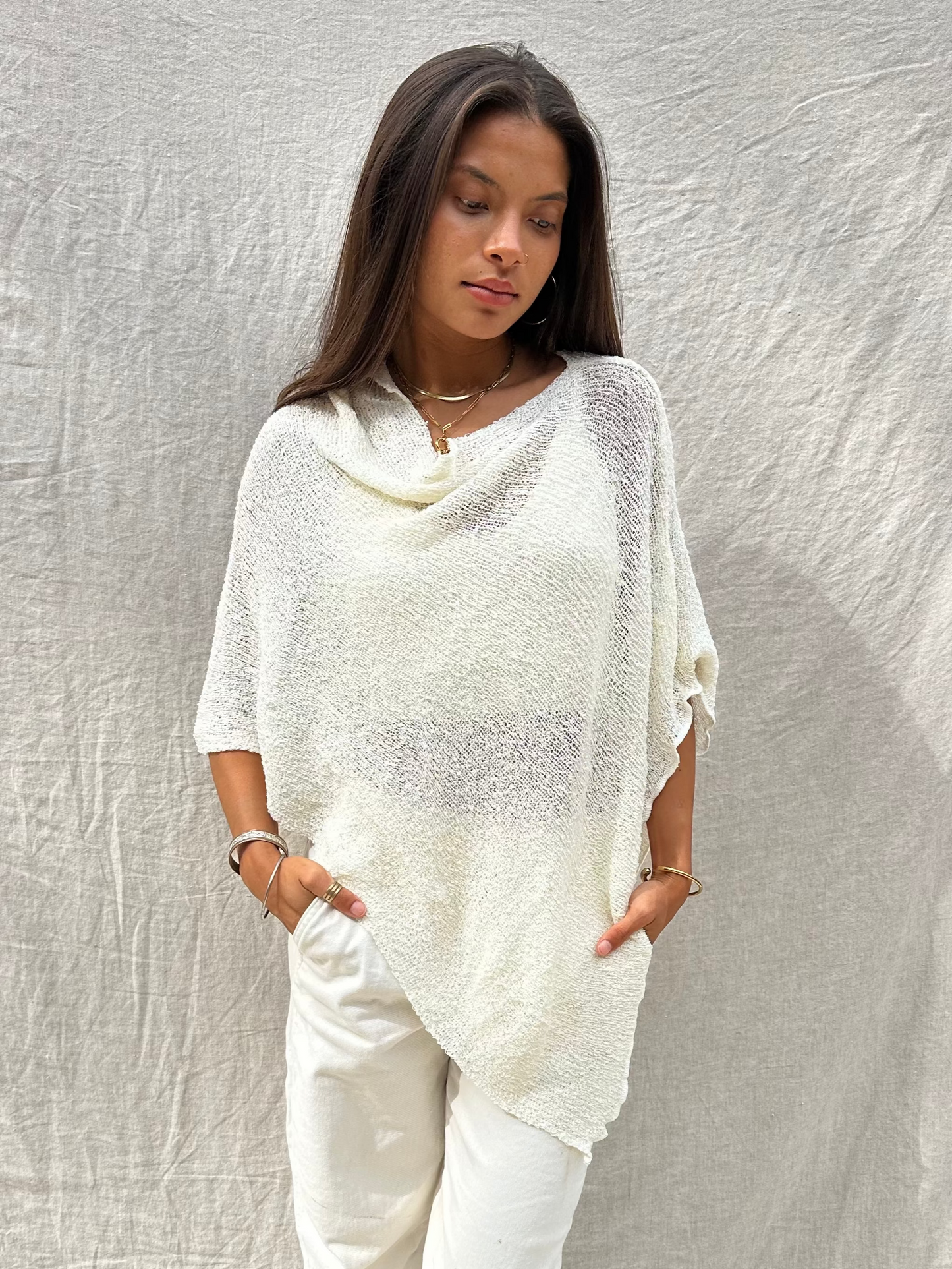 Double Knit Poncho / Scarf