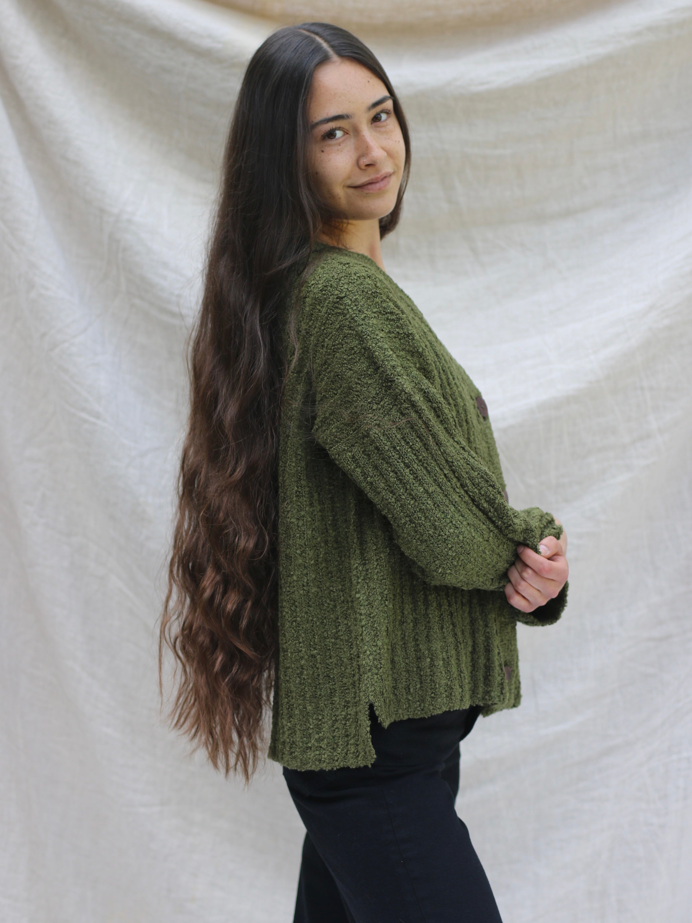 F 16 Boyfriend Cardigan – Island Tribe Knits