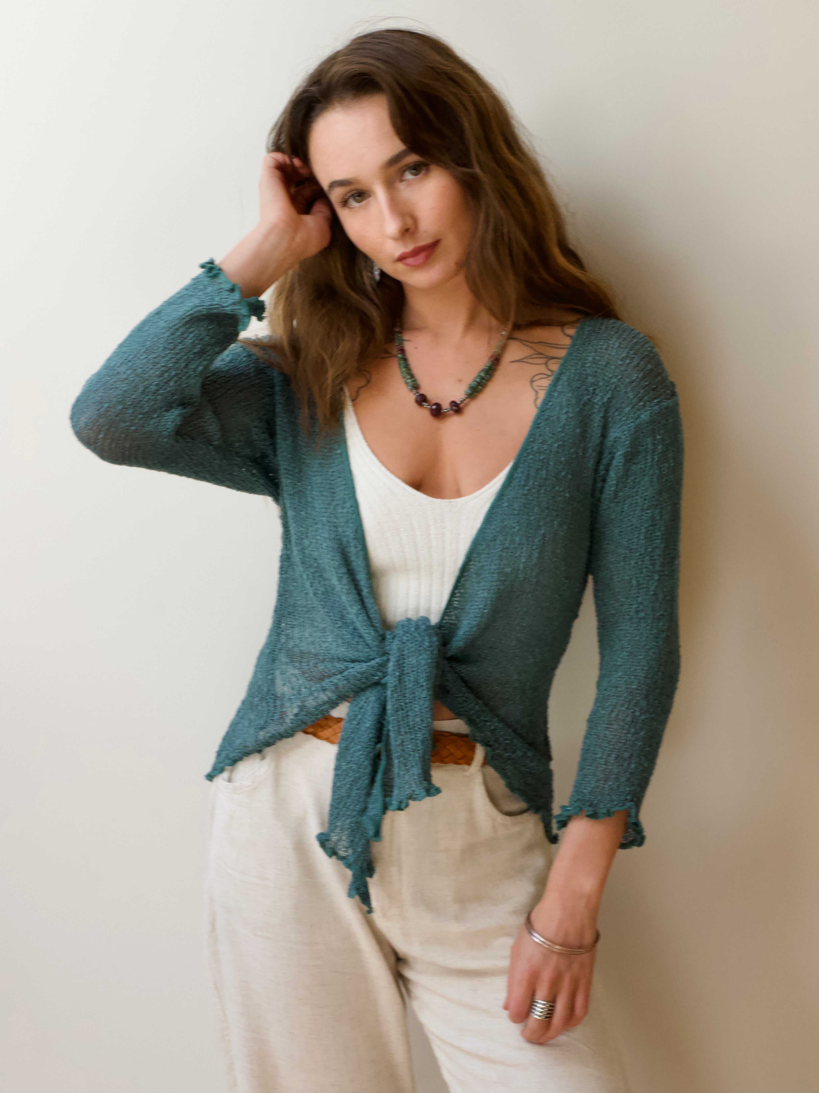 S 21 Double Knit Shrug – Island Tribe Knits