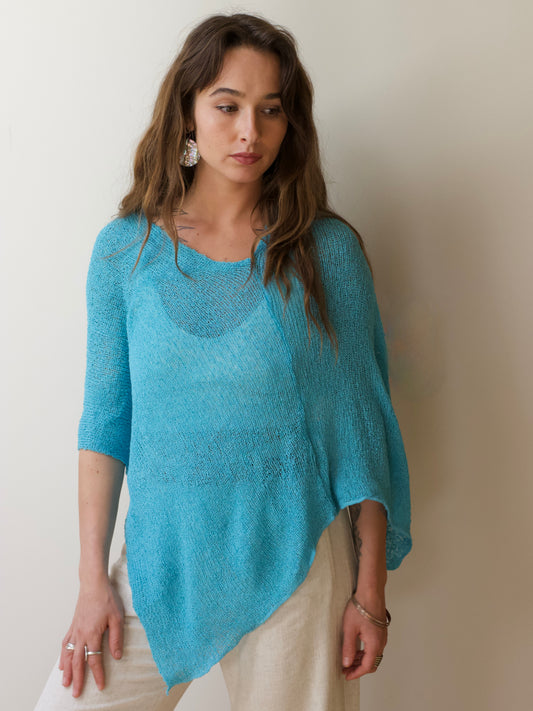 S 22 Double Knit Poncho / Scarf